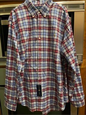 Ralph Lauren Polo Men’s Plaid Button-Down Shirt